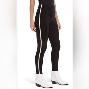 Lysse Leggings Size Medium Womens Jigsaw Tuxedo Side Stripe High Rise